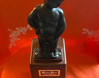 Vintage Liquor Dispenser-The Manneken Pis Sculpture Replica-Signed