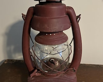 Antique Embury No. 2 Air Pilot Kerosene Lantern,USA,1930’s-Signed