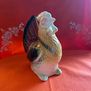 * vintage rooster ❀ イースターの ニワトリさん Rooster Figurine Japan - Etsy Canada