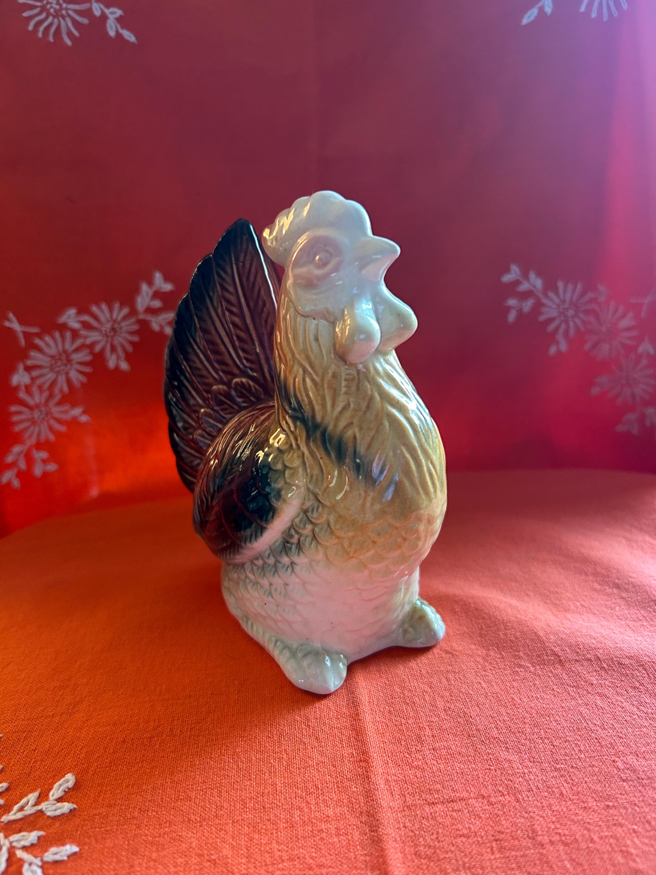 Vintage Ceramic Rooster Figurine,japan-signed - Etsy