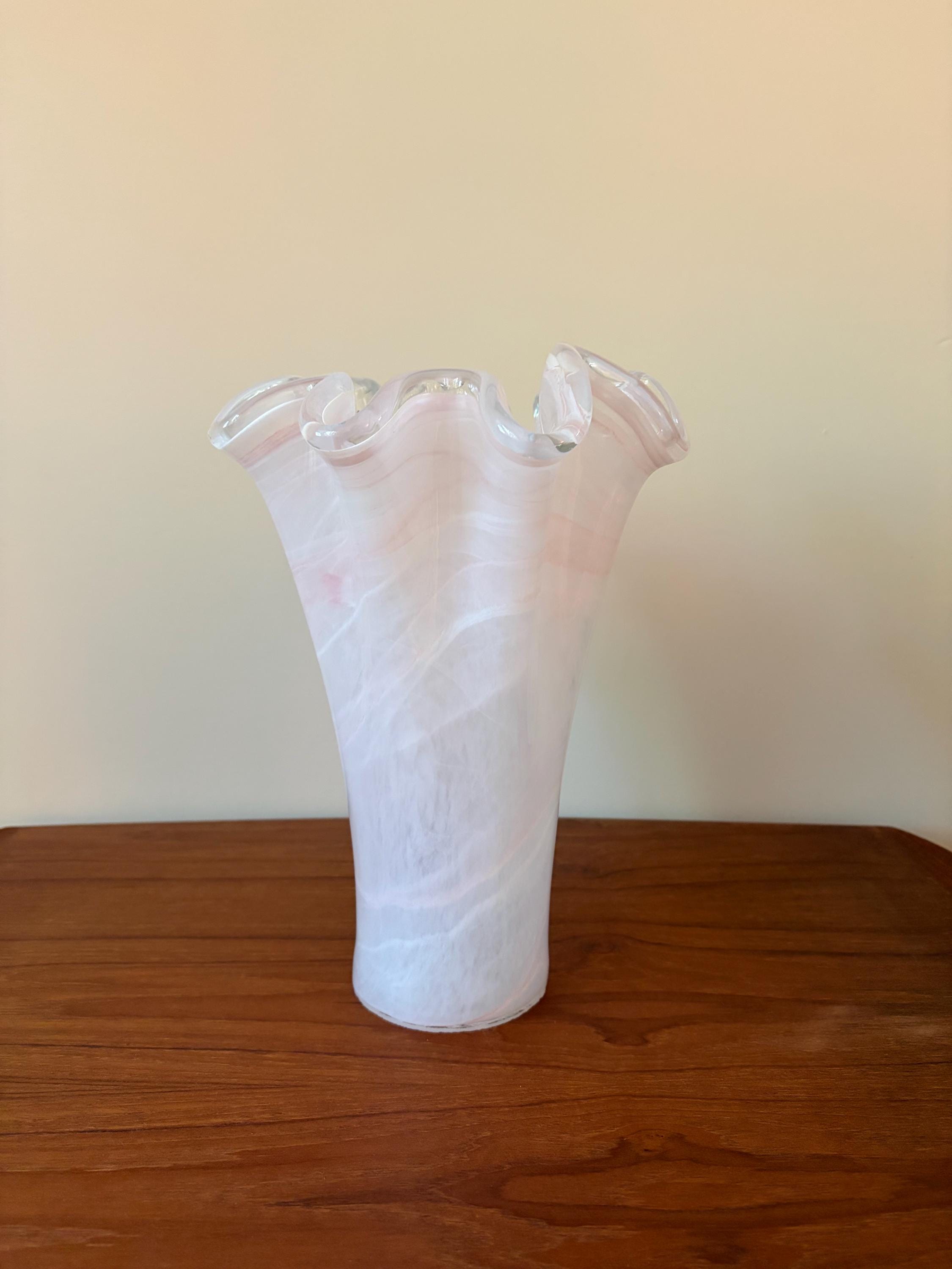 Pink Murano Vase - Etsy