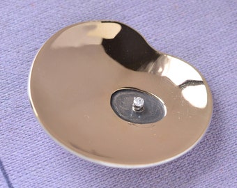 Vintage 50s 60s Mid Century Modernist Free Form Abstract Sterling Silver gold palette inspired