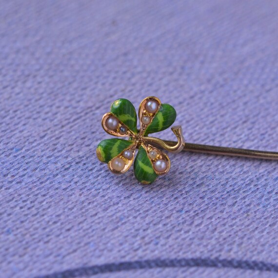 15-Pack St. Patrick's Day Enamel Pins - Green Four Leaf Clover Lapel Pins For Women & Men