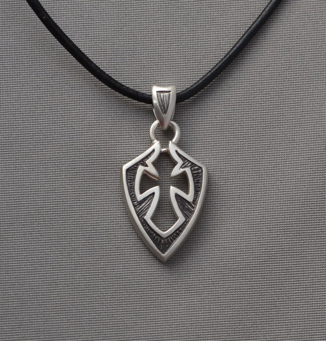 Shield cross necklace Clearance