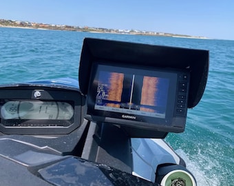 Visera para sonda de pesca SeaDoo FishPro Explorer Pro – Protector solar antirreflejos (logotipo SeaDoo)