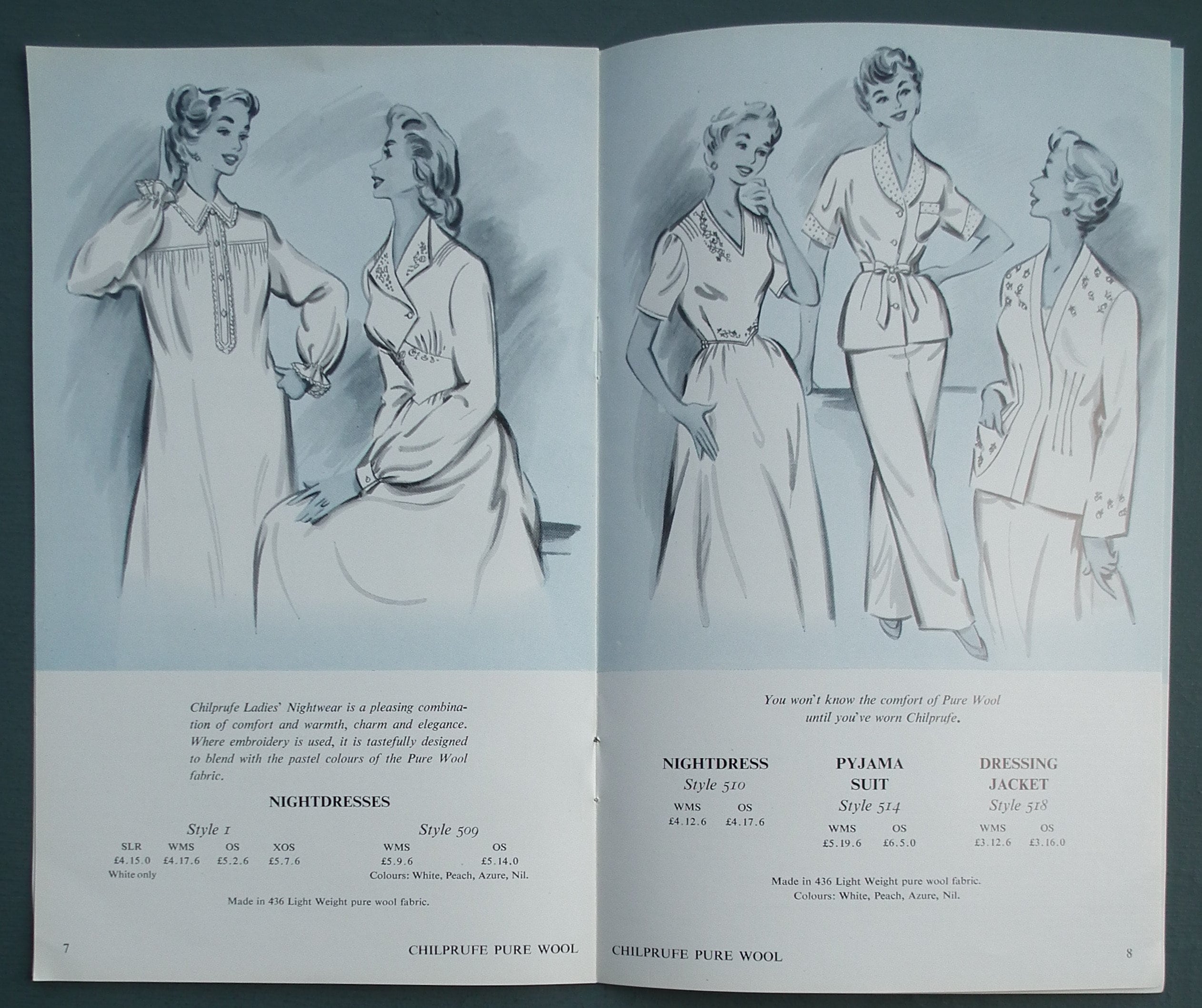 Vintage 1950s Women's Underwear Catalogue Chilprufe for Etsy UK