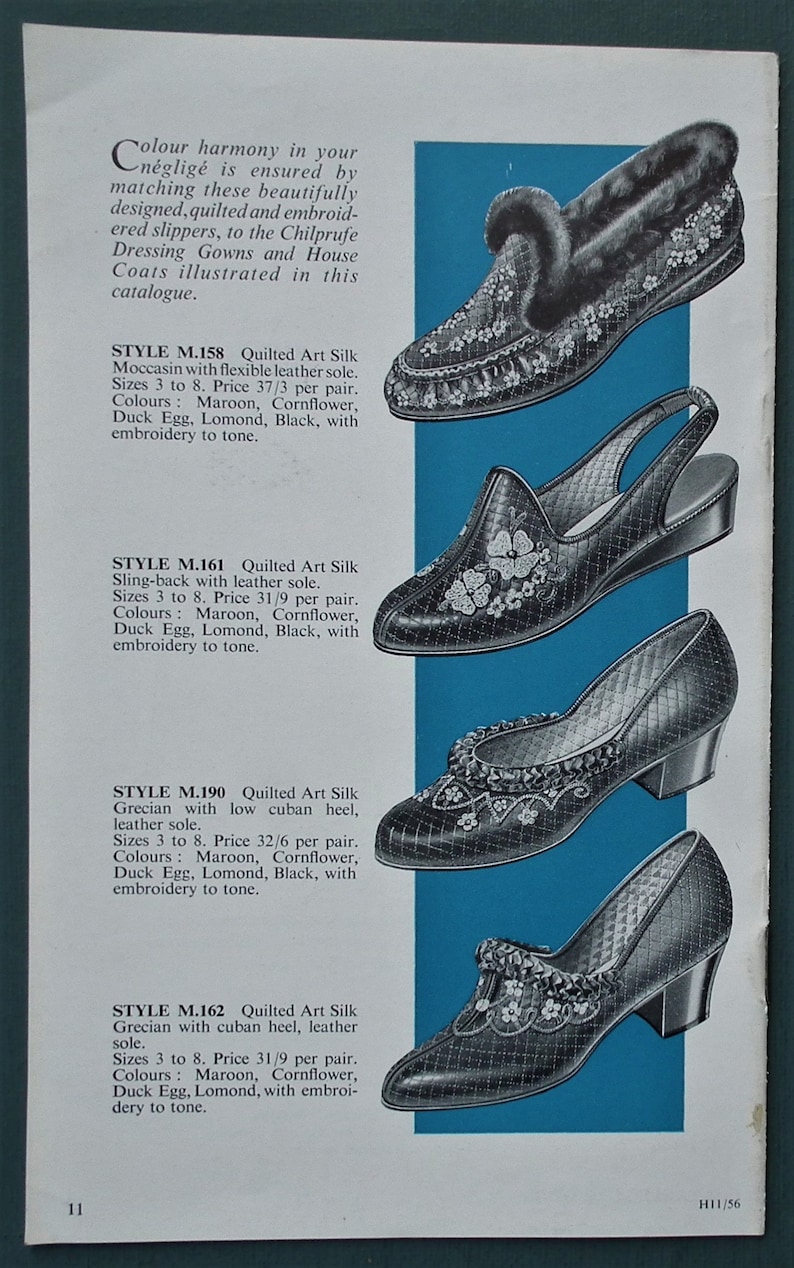 Vintage 1950s Women's Underwear Catalogue Chilprufe for Ladies UK 50s