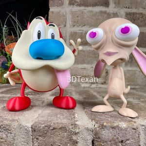 Ren and Stimpy Figures - Etsy