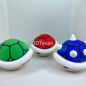 Mario Kart Koopa Shell 3D Printed Toy