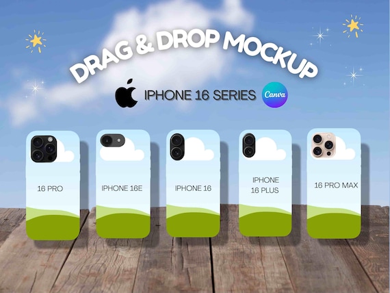 iPhone 16 Series phone case Drag & Drop Canva Mockup| iPhone 16 iPhone 16 PLUS iPhone 16 PRO MAX iPhone 16 e iPhone 16 Pro printify mockup