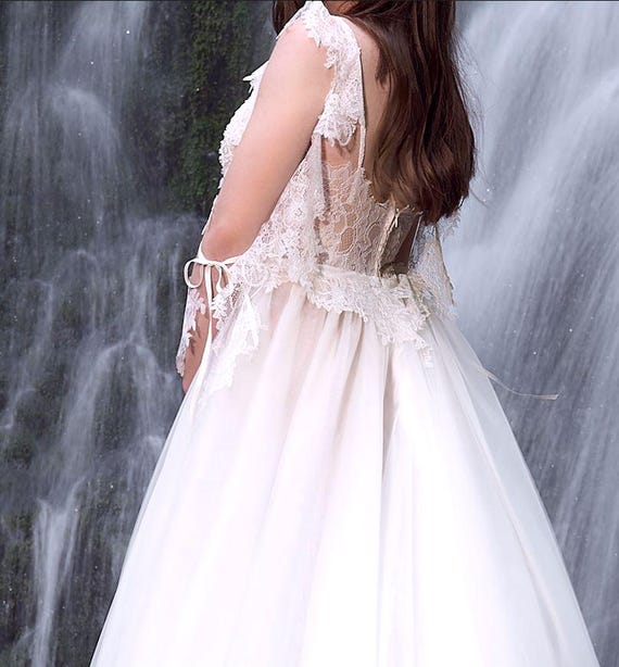 Unique Haute Couture Wedding Dress waterfall  Your One-of-a-kind Gown  for the Big Day - Etsy