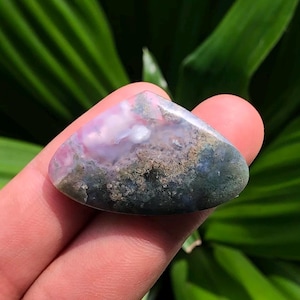 Purple Moss Chalcedony Gemstone | Beautiful Natural Pattern for Custom Jewelry Designs