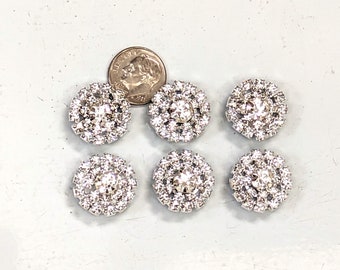 Rhinestone Bling Magnets, Set of Six