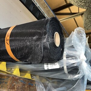 54&quot; black no-see-um mosquito netting super fine mesh net nylon by 100yd roll