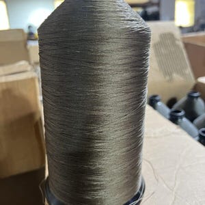 Medium camel nylon thread 32 oz made in usa by a&e t90 bonded nylon