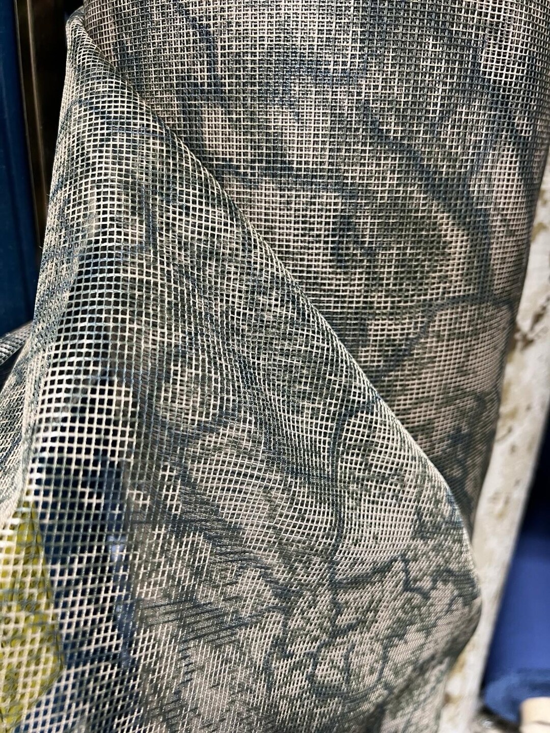 Camo Brown Tree Bark Camo Mesh Mosquito Net Fine Mesh Nylon Sold per ...