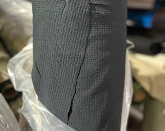 Polartec powerair mid warm jersey grid stretch polar fleece black