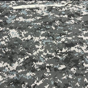 Urban digital subdue camo nyco ripstop 60"w by the yard
