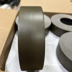 2in od green shurtape 625 military spec, lusterless cloth duct tape 60yd rolls