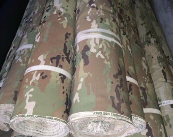 Ocp scorpion nyco ripstop camouflage fabric military bdu 65&quot;