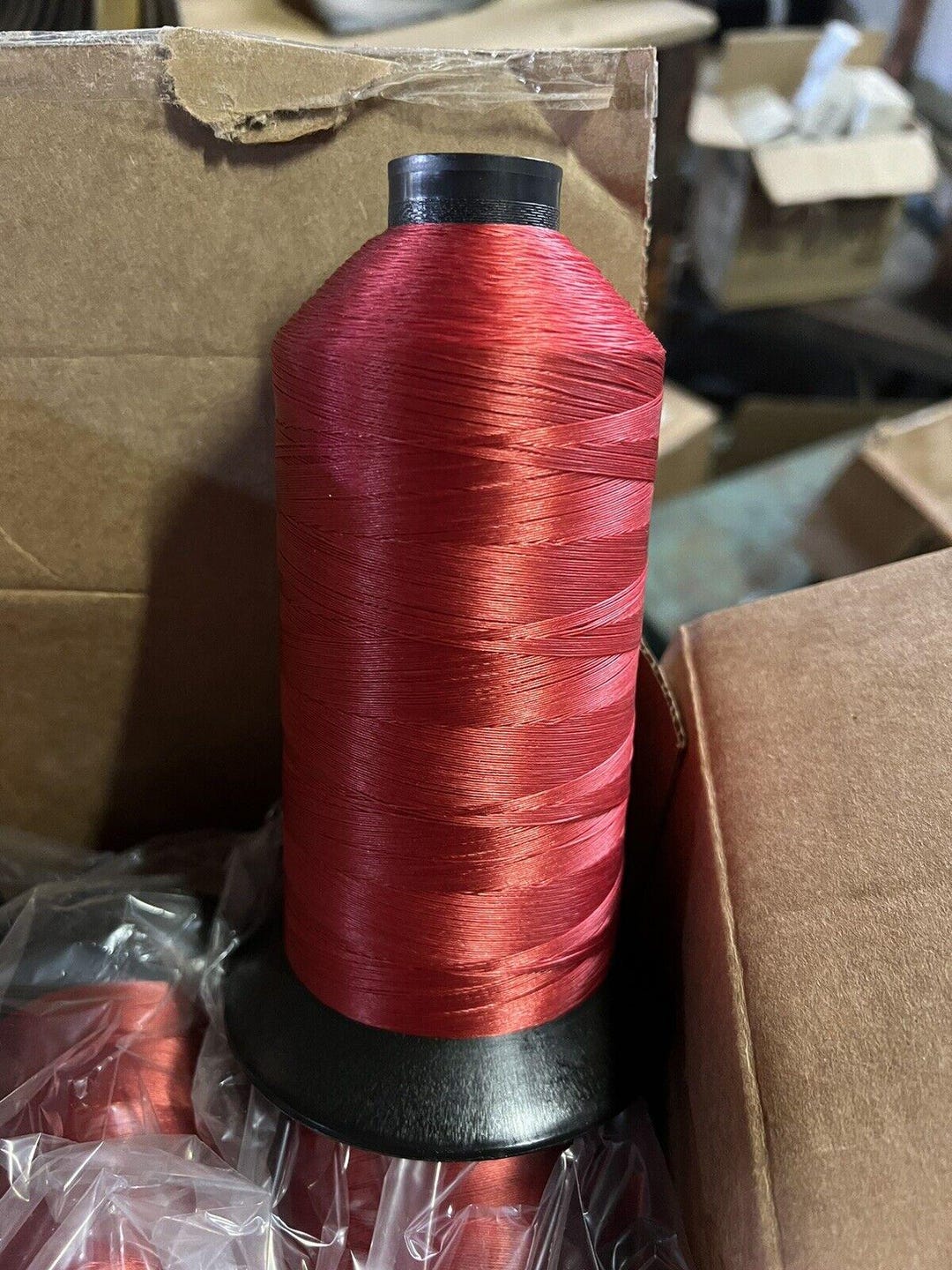 Brick Red Nylon Thread 16 Oz T70 Cone Made in Usa by Fil-tech Premo Uvr ...