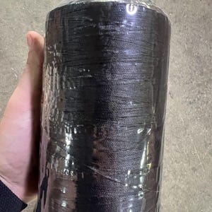 Black nylon thread 32 oz made in usa by a&e t210 bonded nylon