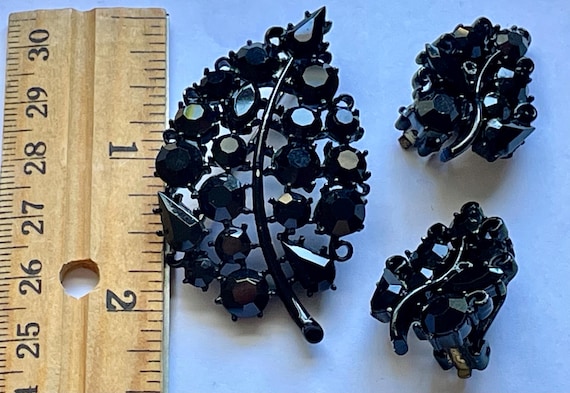 Vintage Statement Designer Signed Lisner Japanned… - image 1