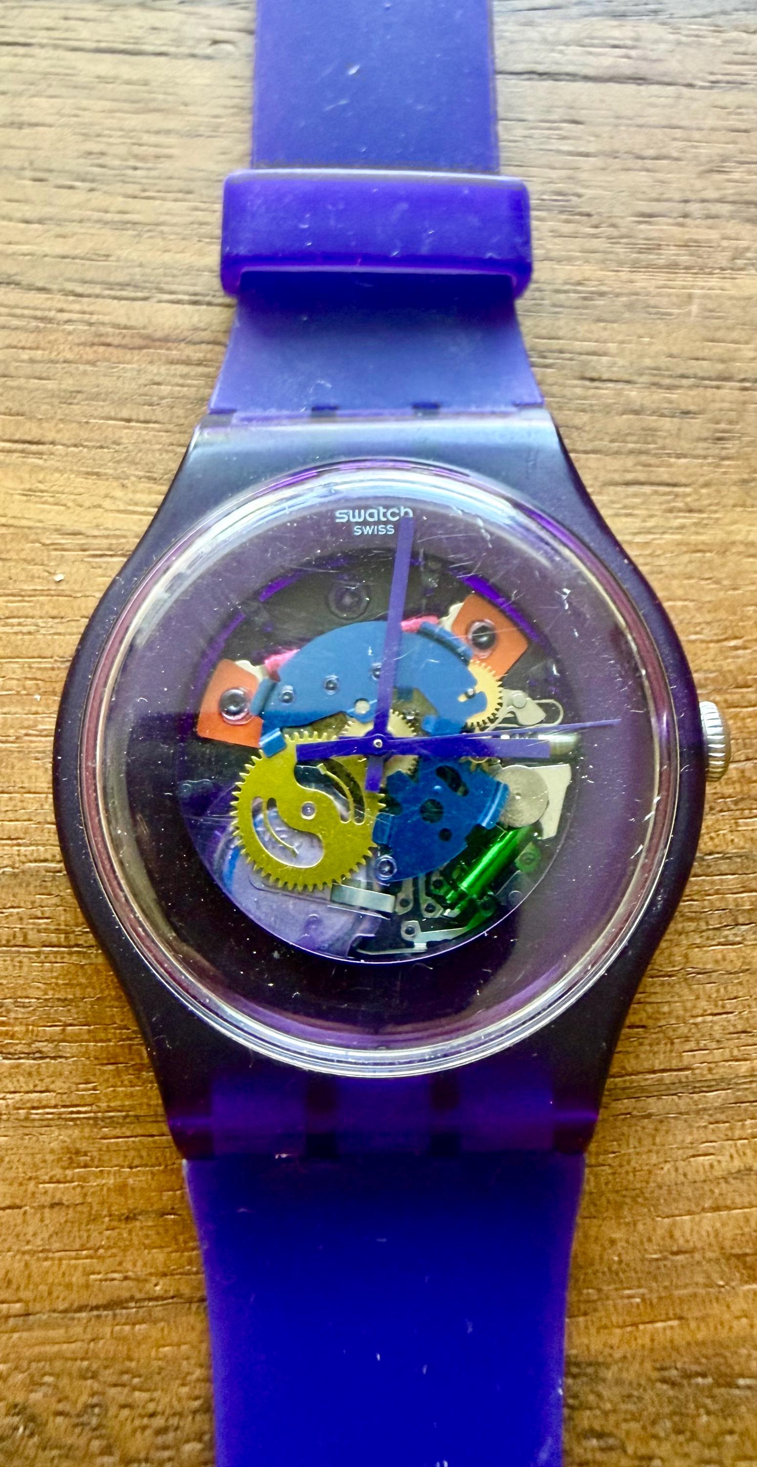 Rainbow swatch watch - Etsy 日本