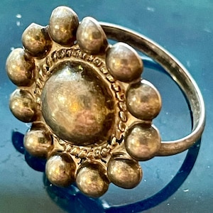 Taxco Silver Bubble Ring - Etsy