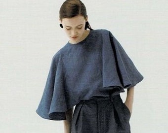 Japanese style Stylish dress Patterns, Japanese Sewing pattern Book for Simple & Easy Outfit Clothing, Sewing Tutorial for pullover tops