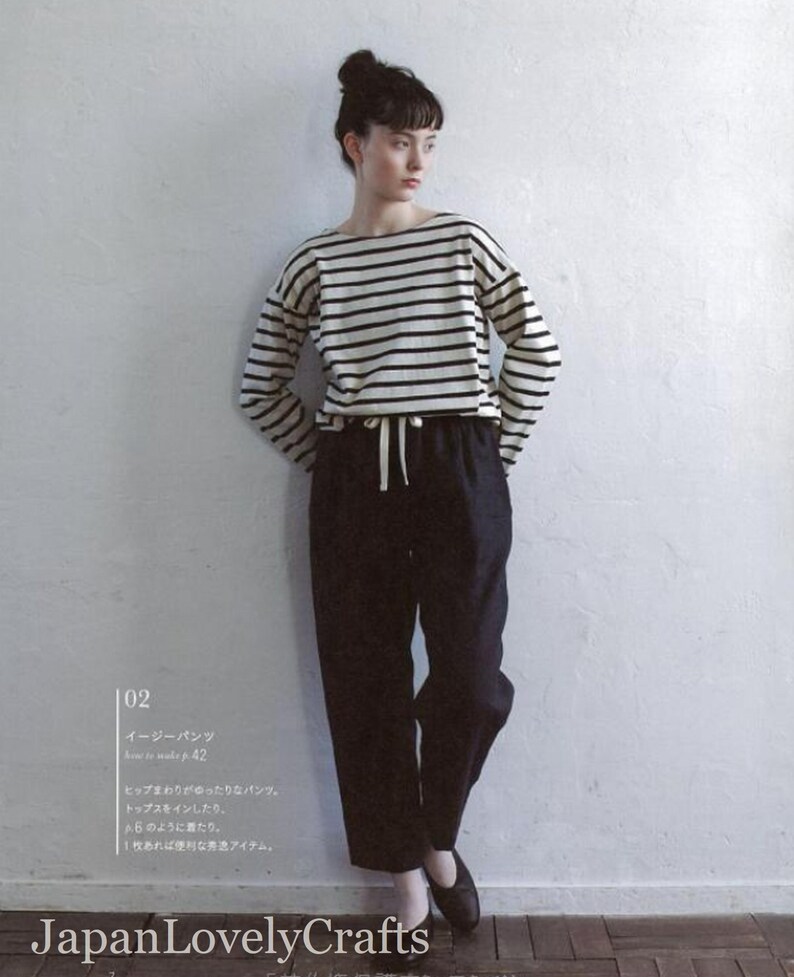Japanese Sewing Pattern Book for Simple Sophisticated Clothing Etsy