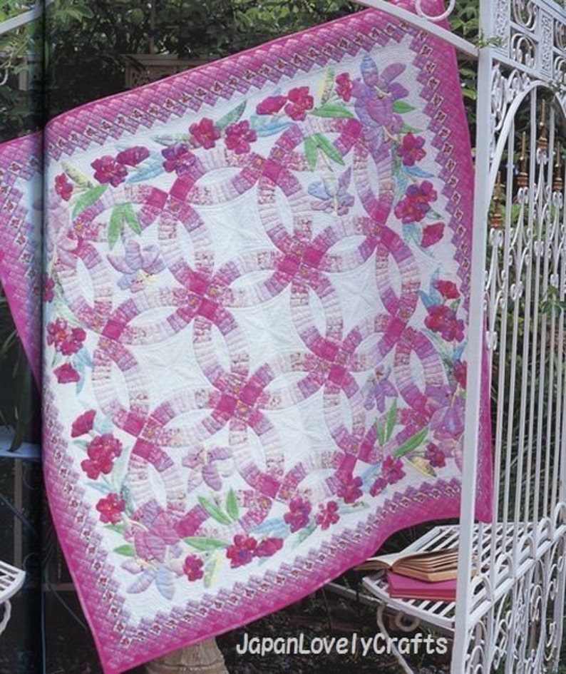 Japanese Patchwork Quilt Pattern Book Kathy's Garden Etsy