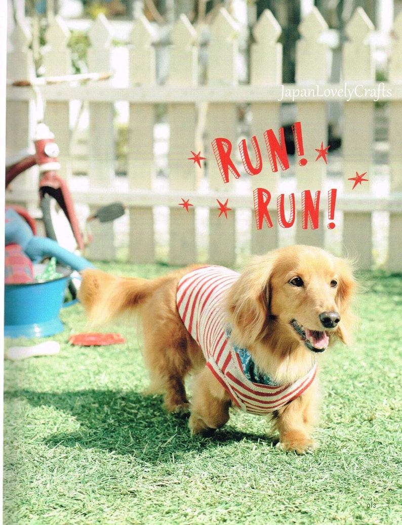 Kawaii Dog Clothes Japanese Sewing Pattern Book Cute Dog Etsy