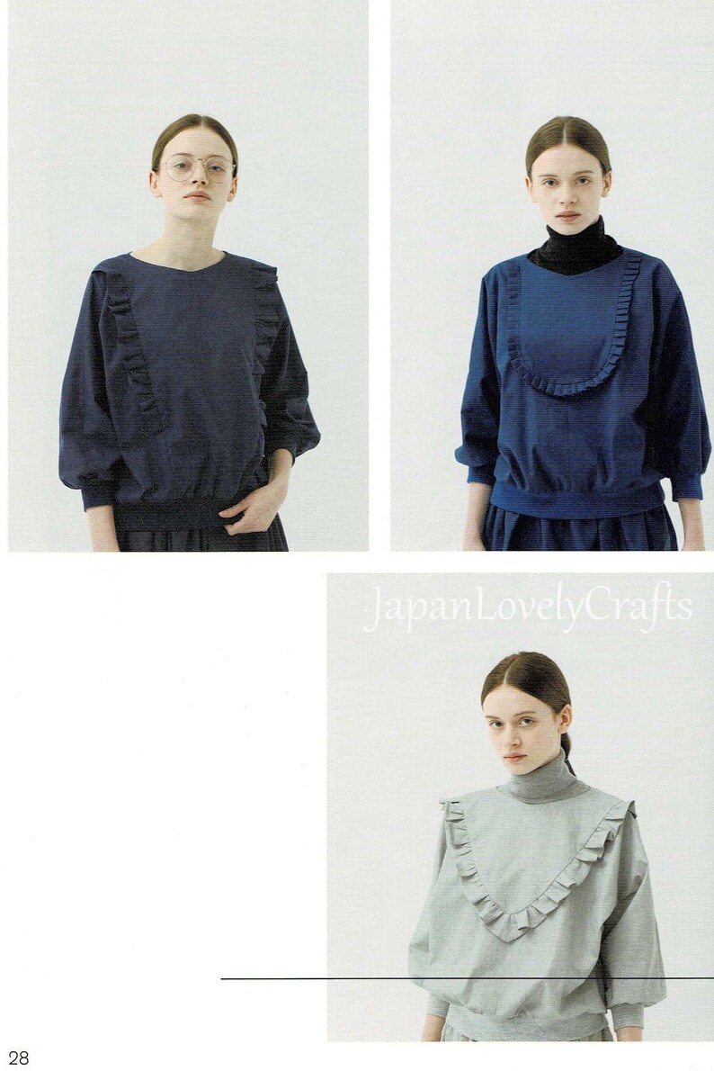 Japanese Style Stylish Dress Patterns Japanese Sewing Pattern Etsy UK
