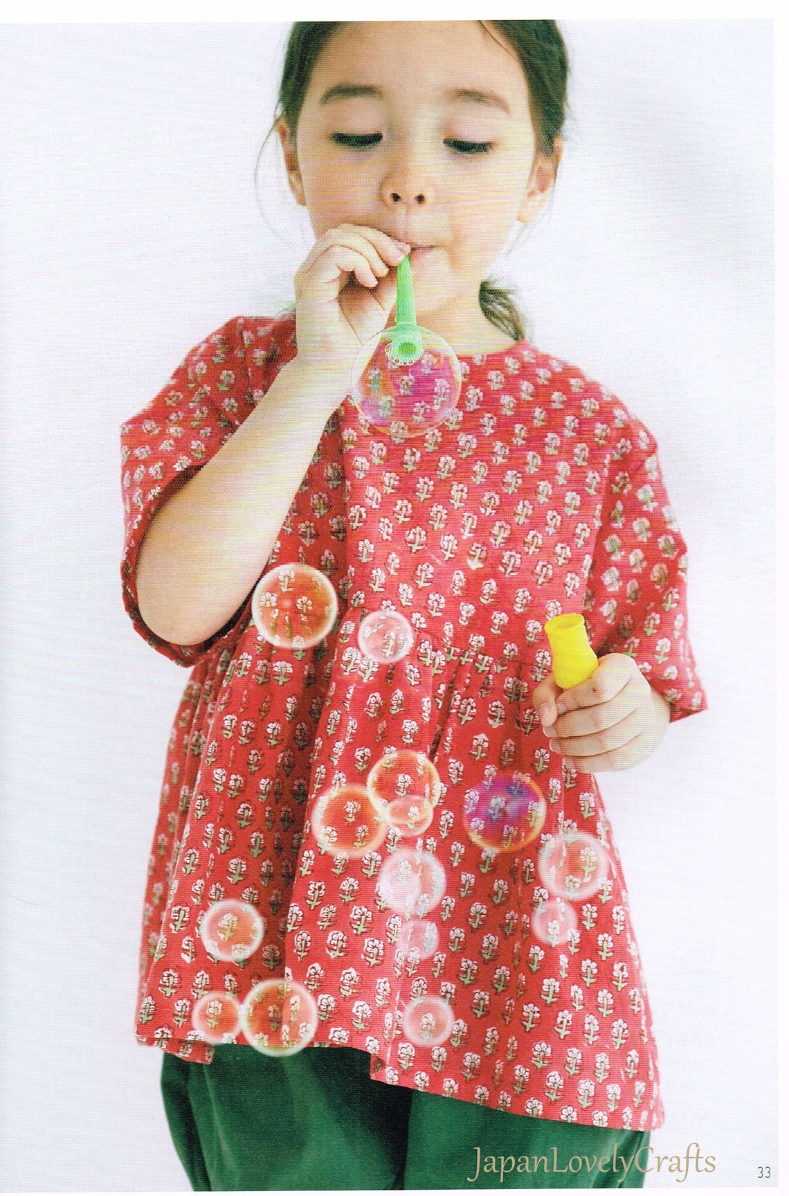 Kawaii Casual Kids Clothes Patterns Japanese Sewing Pattern Etsy Easy kawaii onepiece dress japanese sewing pattern book