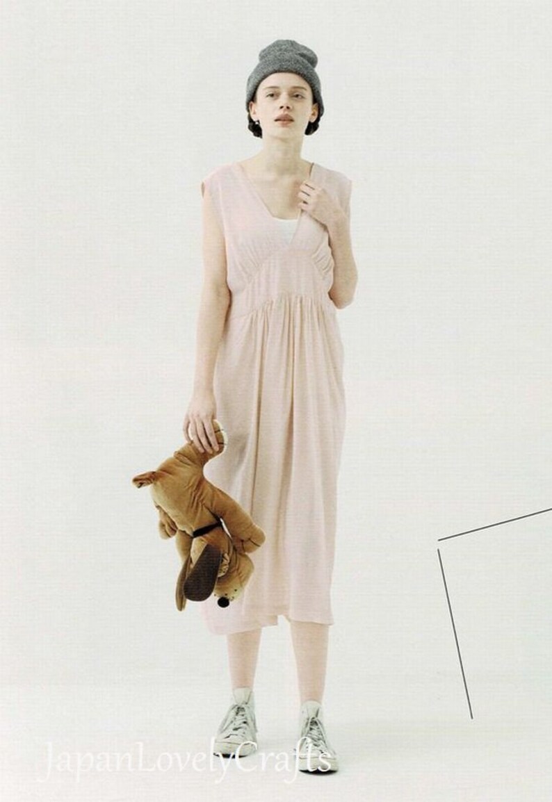 Japanese Style Stylish Dress Patterns Japanese Sewing Pattern Etsy UK