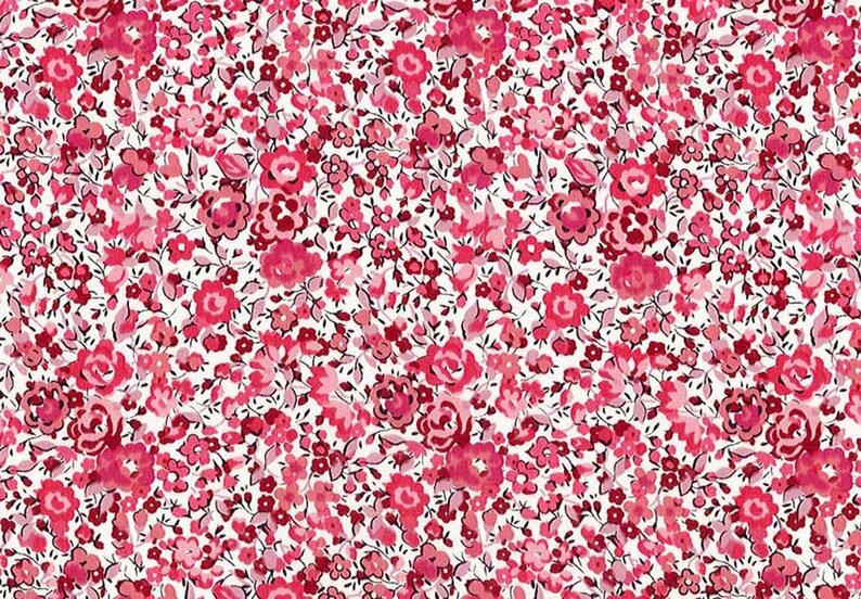 Liberty Tana Lawn Fabric Cotton Floral print Patchwork Quilt Fabric Emma and Georgina girly sewing gift Liberty of London Liberty Japan