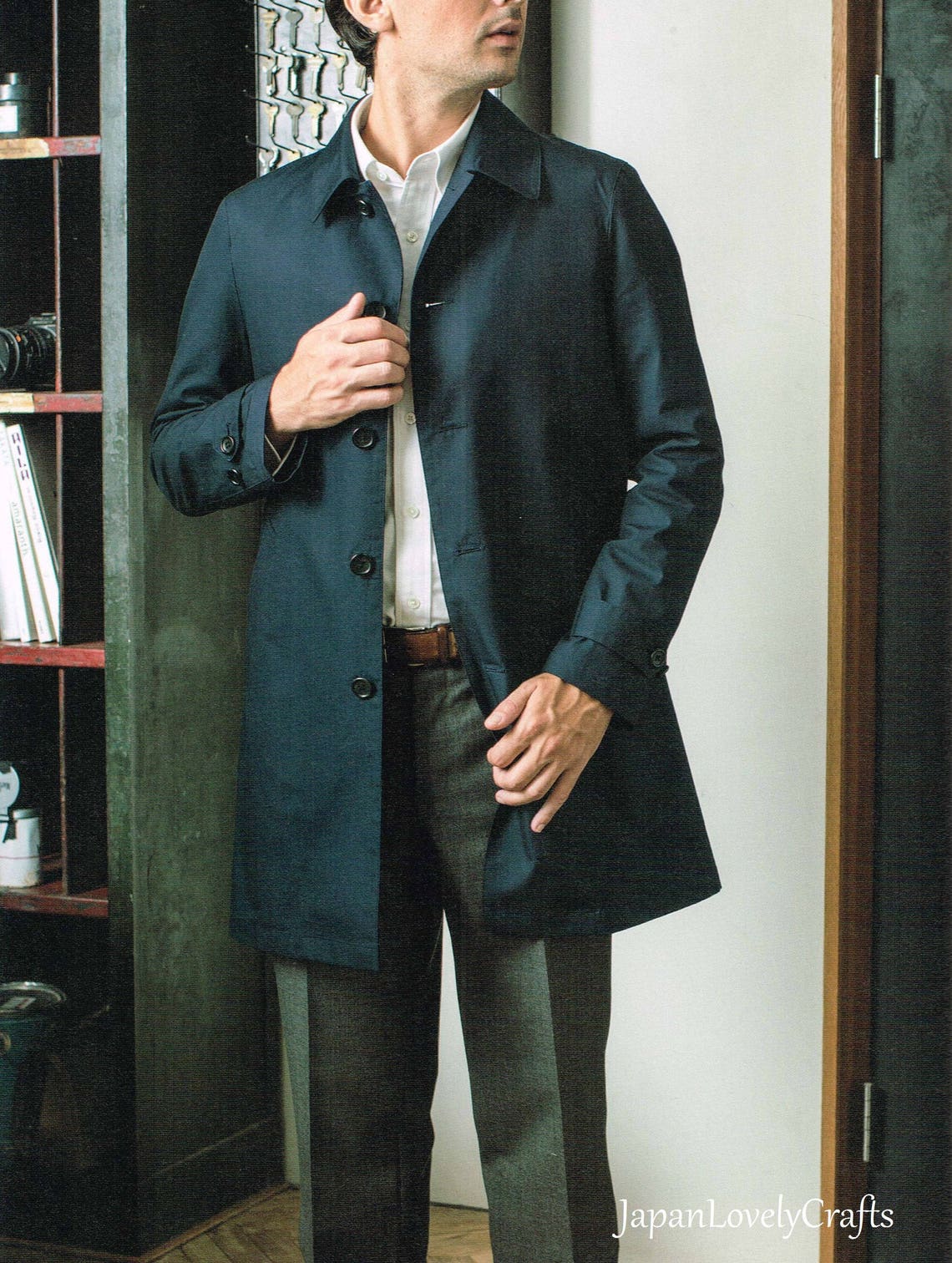 Men's Shirt Jacket Pants & Coat Patterns Japanese Etsy