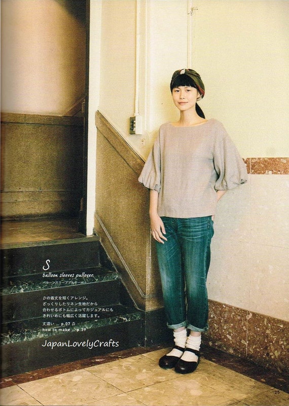 Comfortable & Simple Dress Tomomi Okawa Japanese Sewing | Etsy