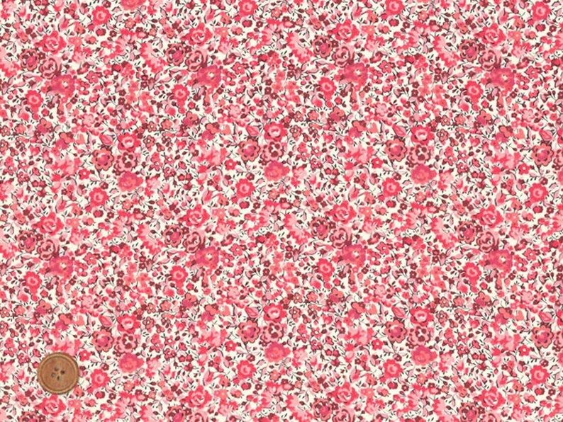 Liberty Tana Lawn Fabric Cotton Floral print Patchwork Quilt Fabric Emma and Georgina girly sewing gift Liberty of London Liberty Japan