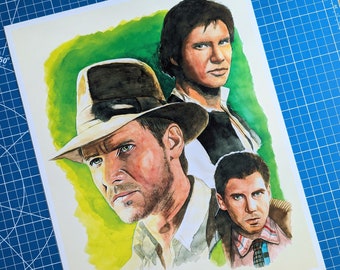 Harrison Ford Art Print