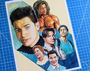 Brendan Fraser Art Print