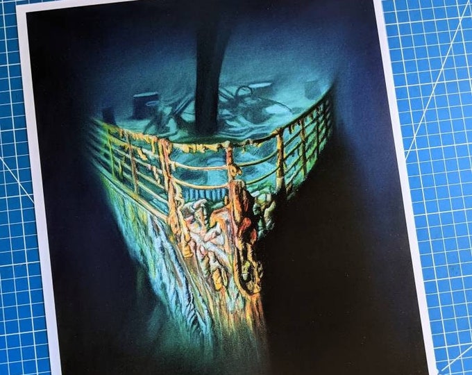 Featured listing image: Titanic Art Print