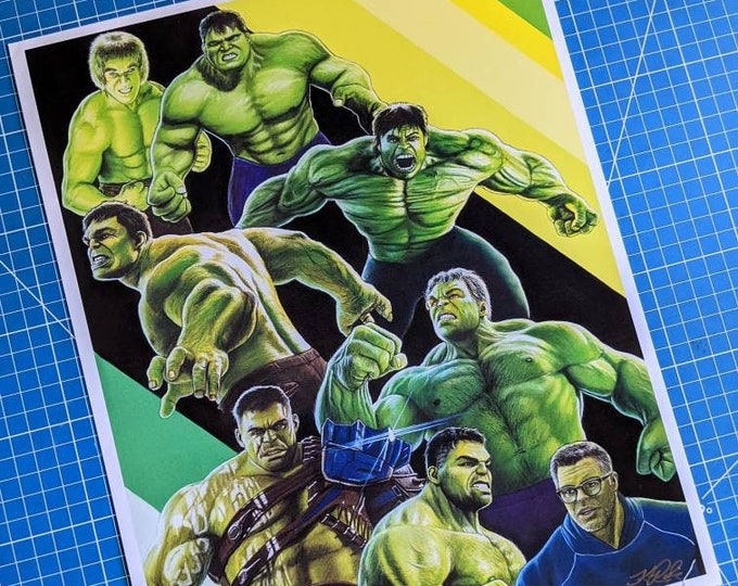 Featured listing image: Hulks 11x14 Art Print