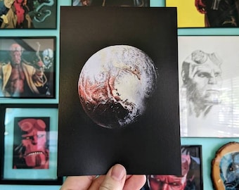 Pluto 5x7in Art Print