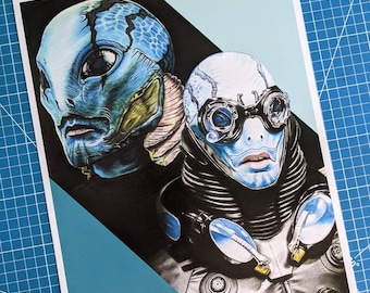 Abe Sapien 11x14 Art Print