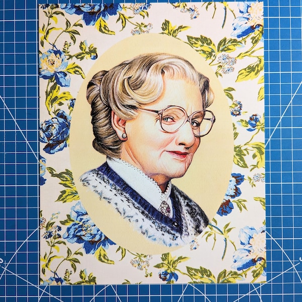 Mrs. Doubtfire Art Print