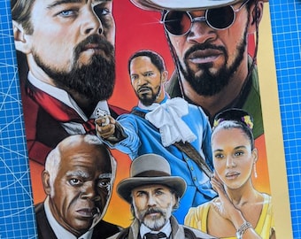 Django Pastel Drawing