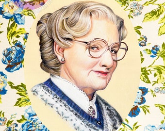 Mrs. Doubtfire Kunstdruck Digital Download