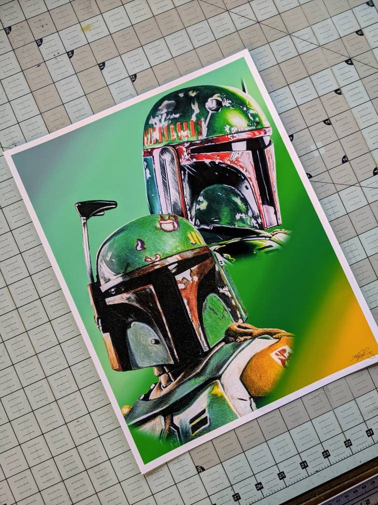 Boba Fett Art Print